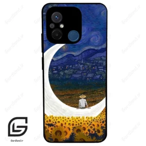 قاب گوشی شیائومی ردمی 12 سی (Redmi 12C ) طرح ماه کد 2125