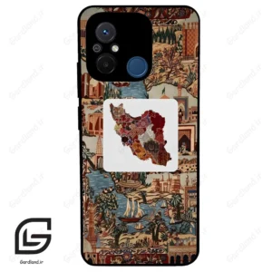 قاب گوشی شیائومی ردمی 12 سی (Redmi 12C ) طرح نقشه ایران کد 2287