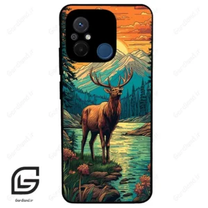 قاب گوشی شیائومی ردمی 12 سی (Redmi 12C ) طرح گوزن کد 2471