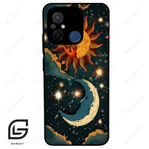 قاب گوشی شیائومی ردمی 12 سی (Redmi 12C ) طرح ماه کد 2474
