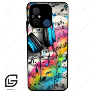 قاب گوشی شیائومی ردمی 12 سی (Redmi 12C ) طرح موسیقی کد 2482
