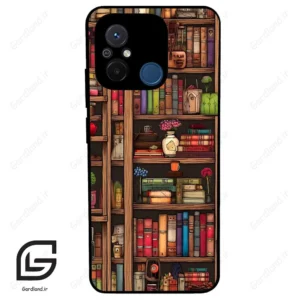 قاب گوشی شیائومی ردمی 12 سی (Redmi 12C ) طرح کتابخانه کد 2537