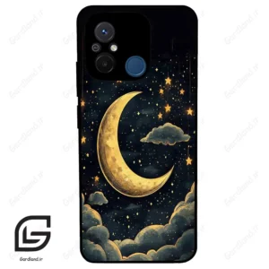 قاب گوشی شیائومی ردمی 12 سی (Redmi 12C ) طرح ماه کد 2547