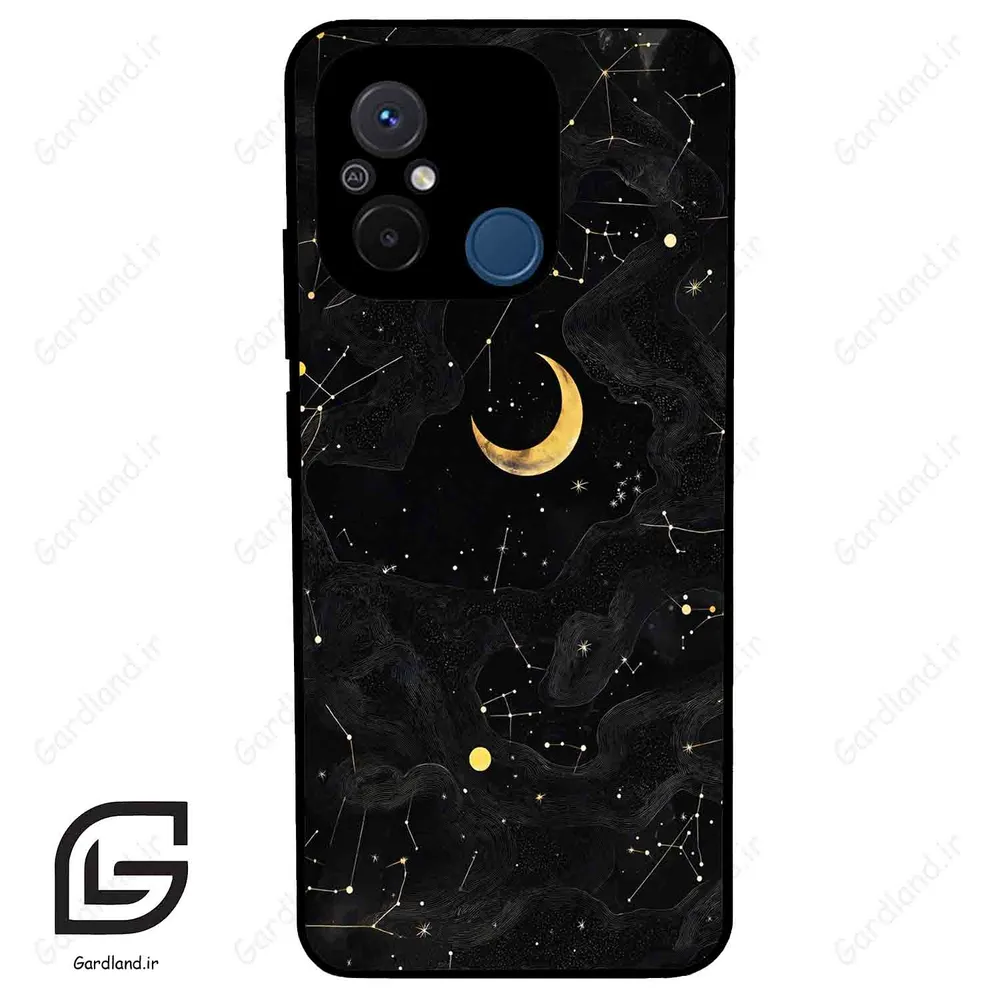 قاب گوشی شیائومی ردمی 12 سی (Redmi 12C ) طرح ماه کد 2549