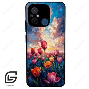 قاب گوشی شیائومی ردمی 12 سی (Redmi 12C ) طرح گل کد 2687