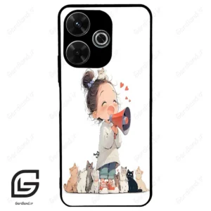 قاب گوشی شیائومی ردمی 13 (Redmi 13 4G ) طرح دخترانه کد 2027