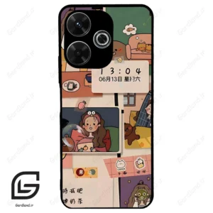 قاب گوشی شیائومی ردمی 13 (Redmi 13 4G ) طرح دخترانه کد 2254