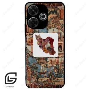 قاب گوشی شیائومی ردمی 13 (Redmi 13 4G ) طرح نقشه ایران کد 2287