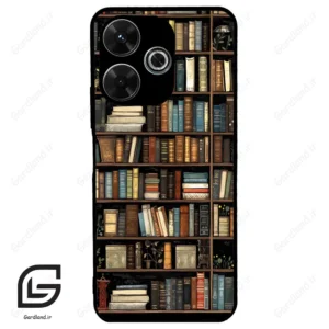 قاب گوشی شیائومی ردمی 13 (Redmi 13 4G ) طرح کتابخانه کد 2533