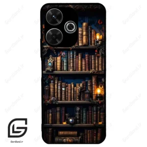 قاب گوشی شیائومی ردمی 13 (Redmi 13 4G ) طرح کتابخانه کد 2541