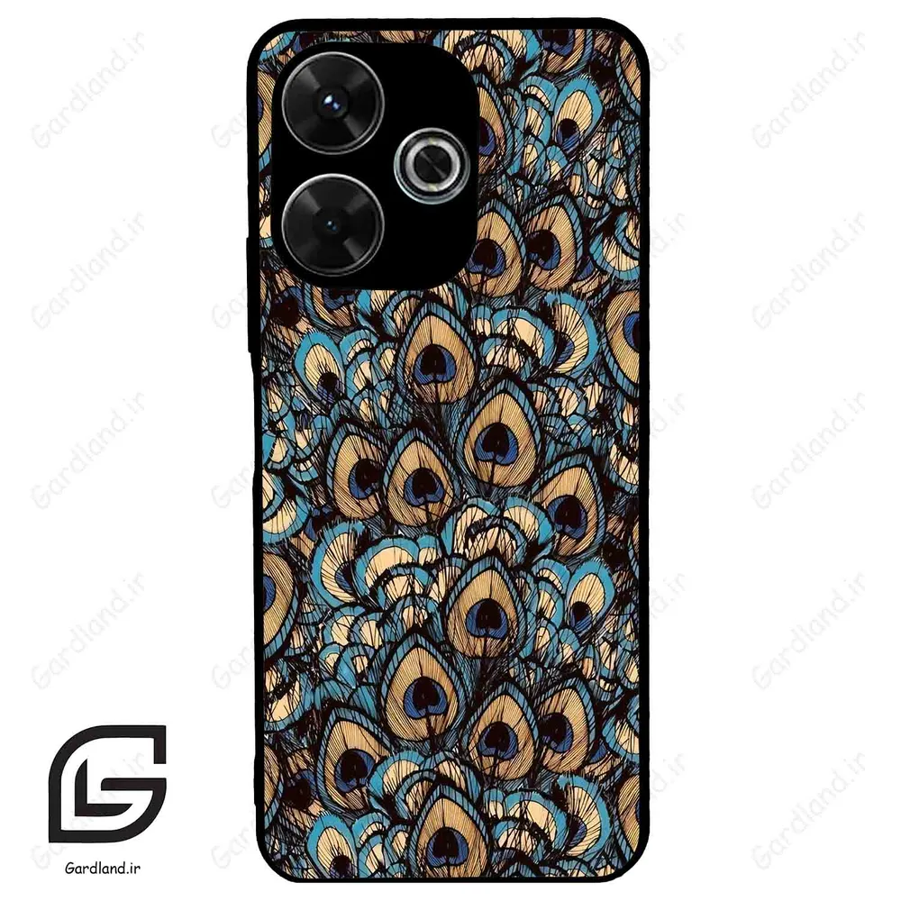 قاب گوشی شیائومی ردمی 13 (Redmi 13 4G ) طرح طاووس کد 2572