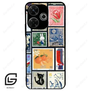 قاب گوشی شیائومی ردمی 13 (Redmi 13 4G ) طرح تمبر کد 2603