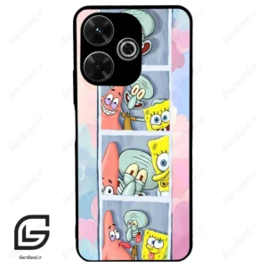 قاب گوشی شیائومی ردمی 13 (Redmi 13 4G ) طرح باب کد 2607