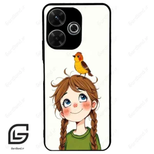قاب گوشی شیائومی ردمی 13 (Redmi 13 4G ) طرح دختر کد 2640