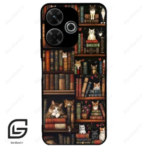 قاب گوشی شیائومی ردمی 13 (Redmi 13 4G ) طرح کتابخانه کد 2675