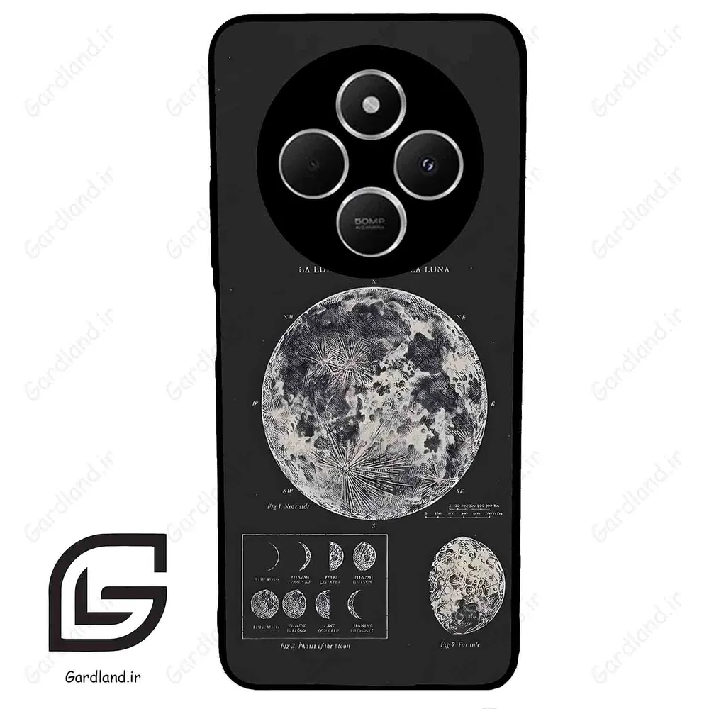 قاب گوشی شیائومی ردمی 14 سی (Redmi 14C ) طرح ماه کد 2175