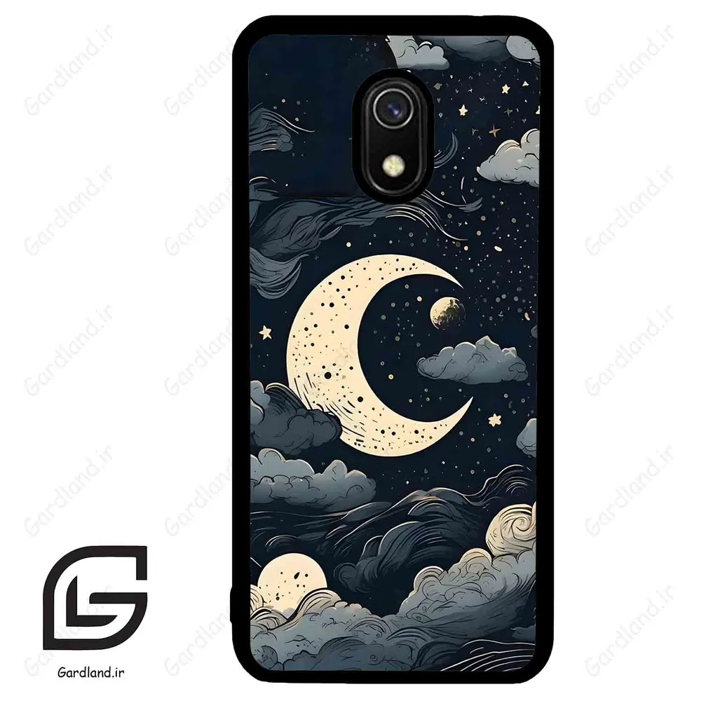 قاب گوشی شیائومی ردمی 8 آ (Redmi 8A ) طرح ماه کد 2173