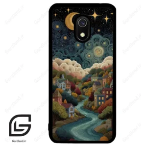 قاب گوشی شیائومی ردمی 8 آ (Redmi 8A ) طرح دهکده کد 2736