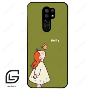 قاب گوشی شیائومی ردمی 9 (Redmi 9 ) طرح دخترانه کد 2044