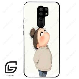 قاب گوشی شیائومی ردمی 9 (Redmi 9 ) طرح دختر کد 2057