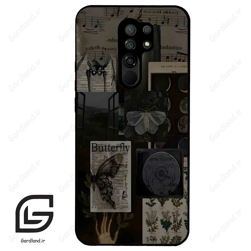 قاب گوشی شیائومی ردمی 9 (Redmi 9 ) طرح پروانه کد 2096