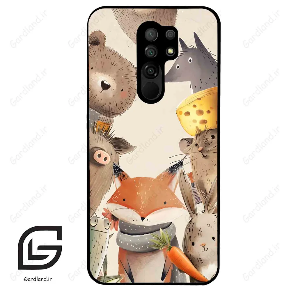 قاب گوشی شیائومی ردمی 9 (Redmi 9 ) طرح حیوانات کد 2338