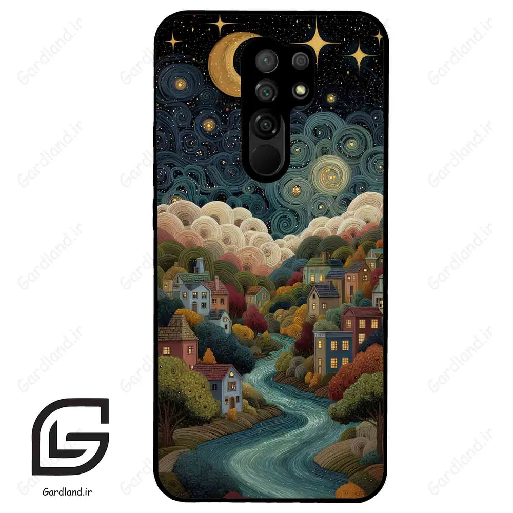 قاب گوشی شیائومی ردمی 9 (Redmi 9 ) طرح دهکده کد 2736