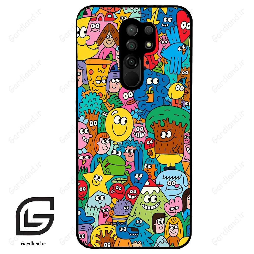 قاب گوشی شیائومی ردمی 9 (Redmi 9 ) طرح شخصیت کد 2856