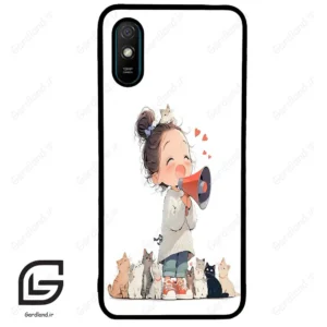 قاب گوشی شیائومی ردمی 9 آ (Redmi 9A ) طرح دخترانه کد 2027