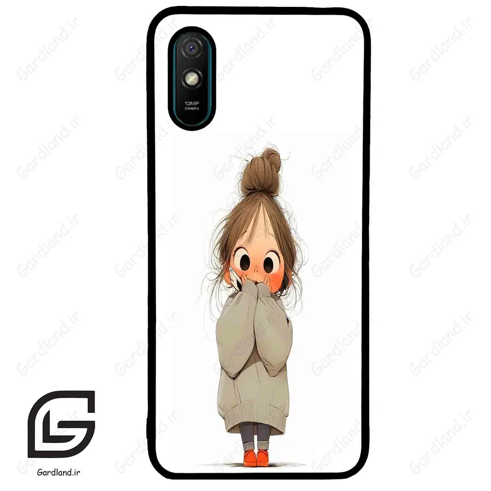 قاب گوشی شیائومی ردمی 9 آ (Redmi 9A ) طرح دخترانه کد 2054