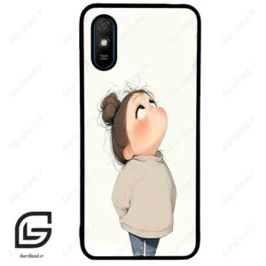 قاب گوشی شیائومی ردمی 9 آ (Redmi 9A ) طرح دختر کد 2057