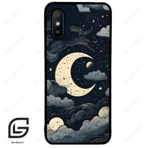 قاب گوشی شیائومی ردمی 9 آ (Redmi 9A ) طرح ماه کد 2173