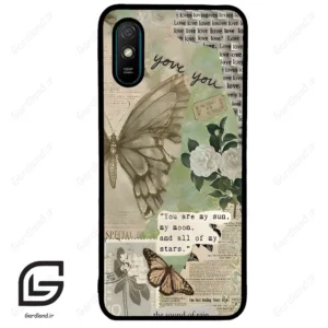 قاب گوشی شیائومی ردمی 9 آ (Redmi 9A ) طرح پروانه کد 2244