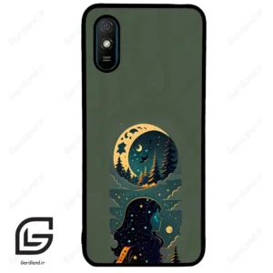 قاب گوشی شیائومی ردمی 9 آ (Redmi 9A ) طرح ماه کد 2267