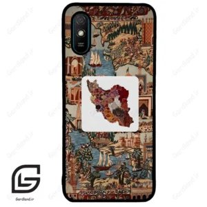 قاب گوشی شیائومی ردمی 9 آ (Redmi 9A ) طرح نقشه ایران کد 2287