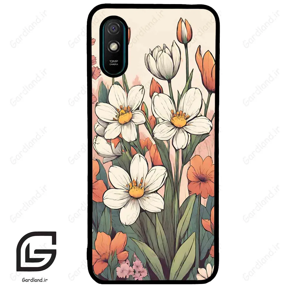 قاب گوشی شیائومی ردمی 9 آ (Redmi 9A ) طرح گل کد 2475