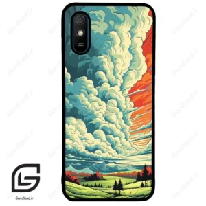 قاب گوشی شیائومی ردمی 9 آ (Redmi 9A ) طرح ابرنگی کد 2491