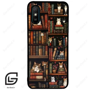 قاب گوشی شیائومی ردمی 9 آ (Redmi 9A ) طرح کتابخانه کد 2675