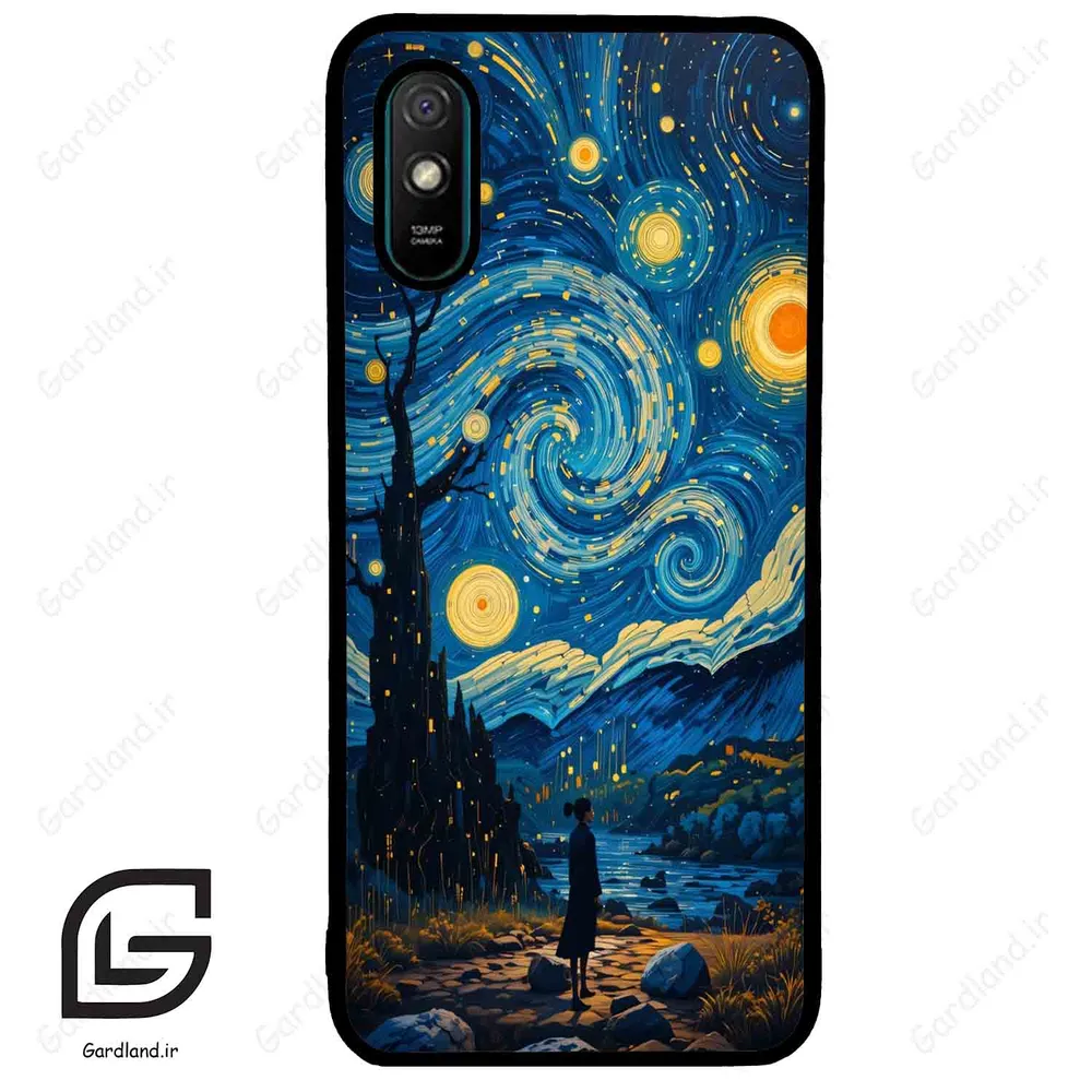 قاب گوشی شیائومی ردمی 9 آ (Redmi 9A ) طرح شب کد 2801