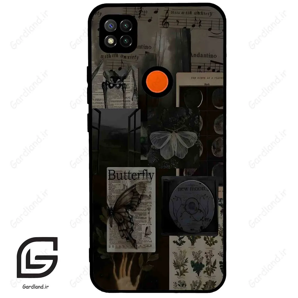 قاب گوشی شیائومی ردمی 9 سی (Redmi 9C ) طرح پروانه کد 2096