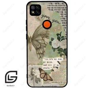 قاب گوشی شیائومی ردمی 9 سی (Redmi 9C ) طرح پروانه کد 2244