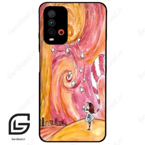 قاب گوشی شیائومی ردمی 9 تی (Redmi 9T ) طرح دخترانه کد 2006