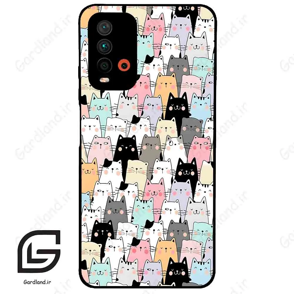 قاب گوشی شیائومی ردمی 9 تی (Redmi 9T ) طرح گربه کد 2019
