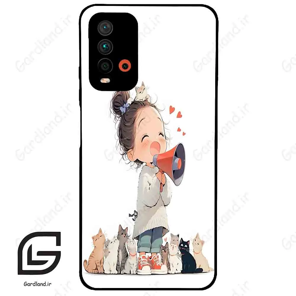 قاب گوشی شیائومی ردمی 9 تی (Redmi 9T ) طرح دخترانه کد 2027