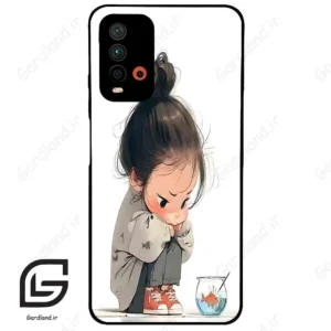 قاب گوشی شیائومی ردمی 9 تی (Redmi 9T ) طرح دخترانه کد 2028