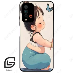قاب گوشی شیائومی ردمی 9 تی (Redmi 9T ) طرح دخترانه کد 2032