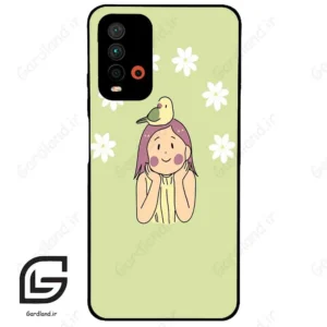 قاب گوشی شیائومی ردمی 9 تی (Redmi 9T ) طرح دخترانه کد 2052