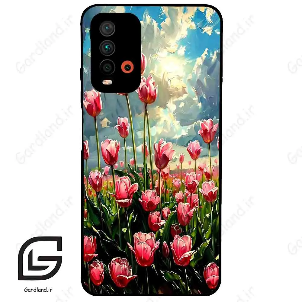 قاب گوشی شیائومی ردمی 9 تی (Redmi 9T ) طرح گل کد 2055
