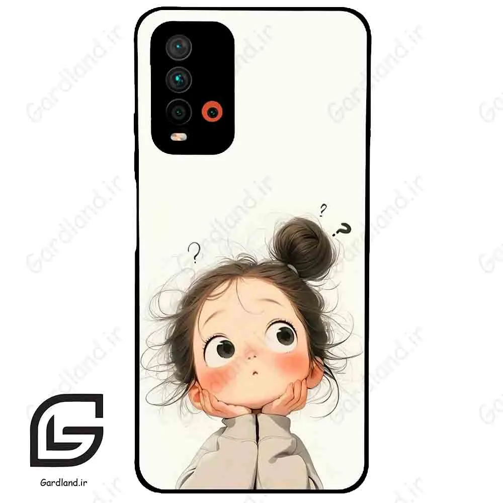قاب گوشی شیائومی ردمی 9 تی (Redmi 9T ) طرح دخترانه کد 2056