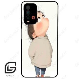 قاب گوشی شیائومی ردمی 9 تی (Redmi 9T ) طرح دختر کد 2057